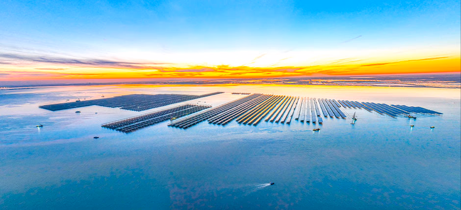 China constrói maior usina solar marítima do mundo